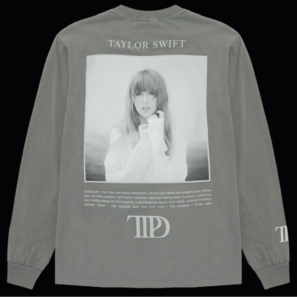 ππ Taylor Swift ππ The Tortured Poets Department Long Sleeve T-Shirt - NEW! - Picture 1 of 6